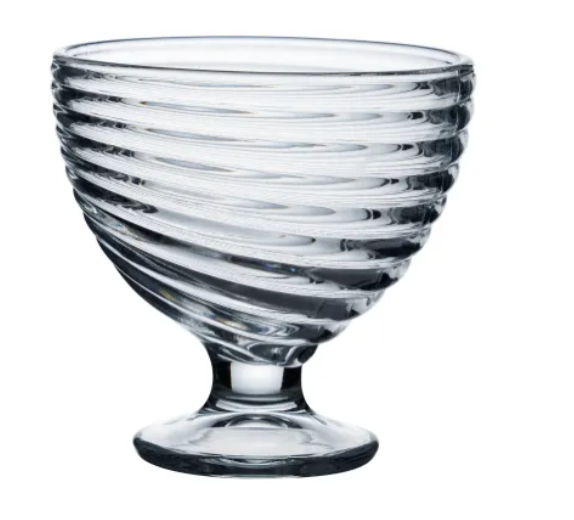 Essentials Swirl Sundae Dish Set Of 4 Sr