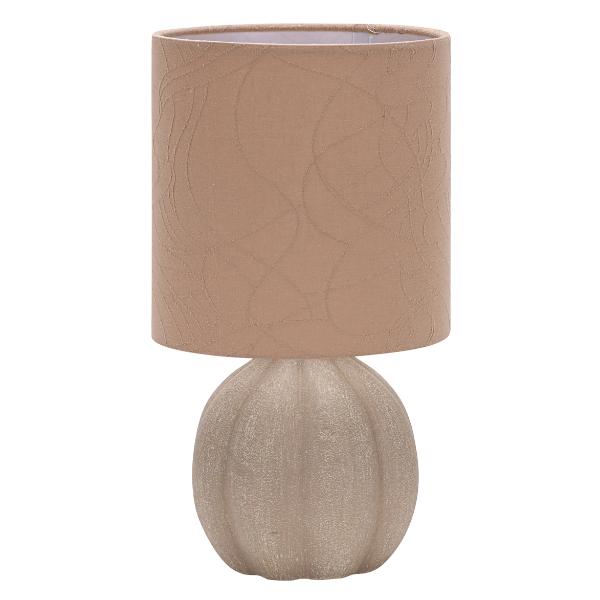 Beige Ceramic Table Lamp with Shade