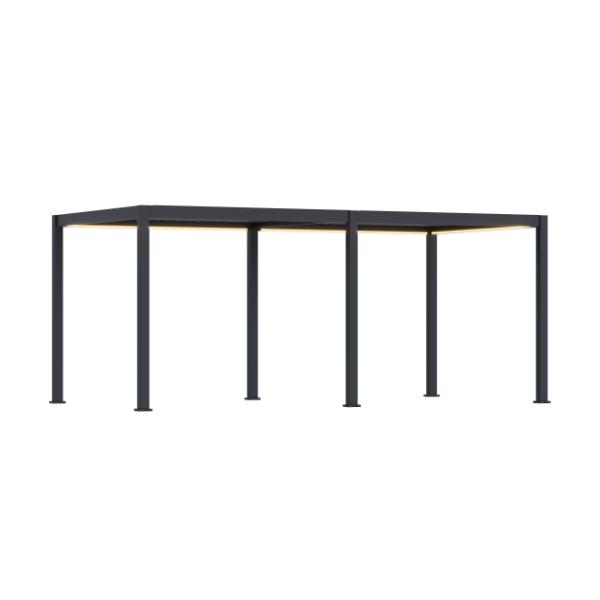 Neo Aluminium & Steel Freestanding Pergola 600cm X 300cm