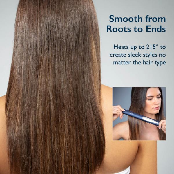 Carmen Gift 1800W Hair Dryer & Straightener Blue & Champagne