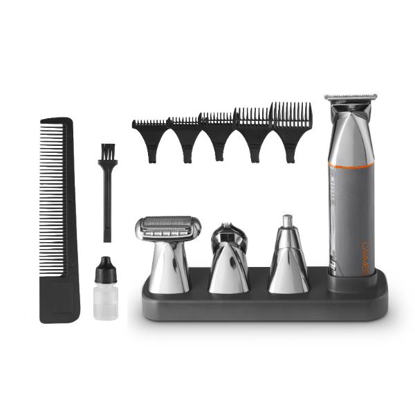 Carmen Titan 4 in 1 Multi-Groomer Set Grey & Orange