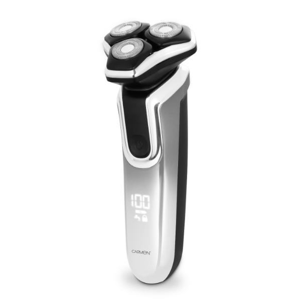 Carmen Mens Signature Rotary Shaver Silver