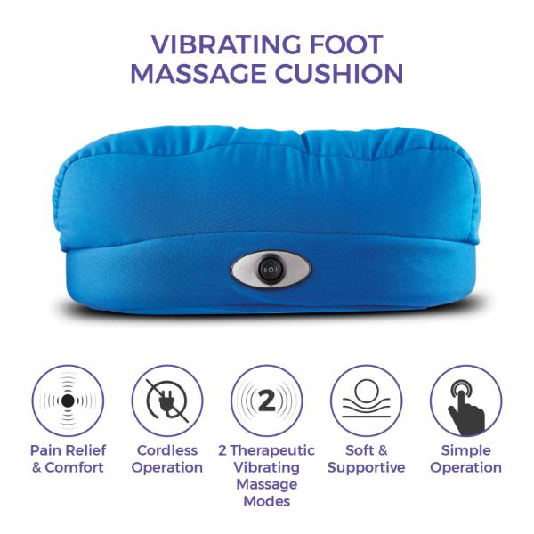 Carmen Foot Massage Cushion Blue