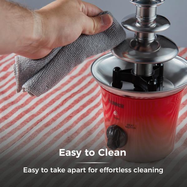 Tower 90W Chocolate Fountain Red