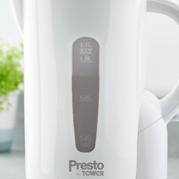 Tower Presto 1.7L Electric Kettle White