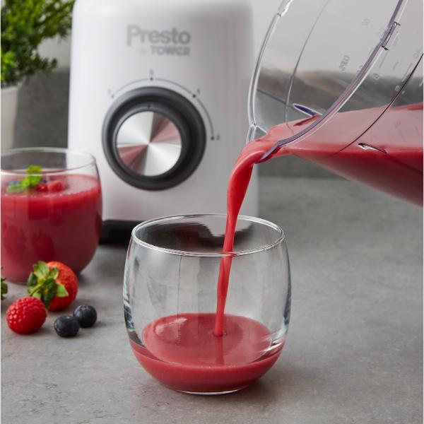 Tower Presto 500W 1.5L Jar Blender White