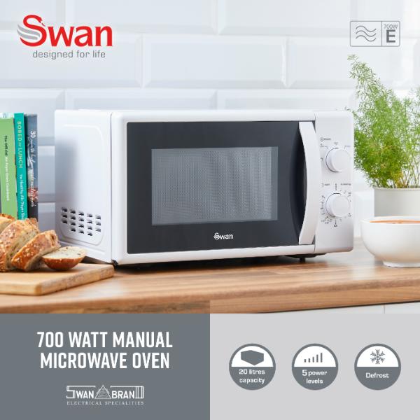 Swan Microwave 20L 700W White
