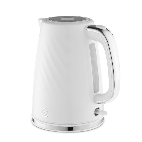 Swan Windsor 1.7L Textured Kettle White