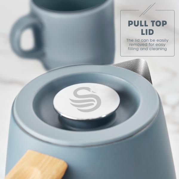 Swan Fjord 1.7lL Jug Kettle Grey