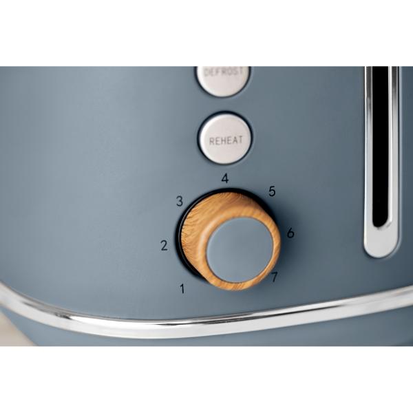 Swan Fjord 800W 2 Slice Toaster Grey