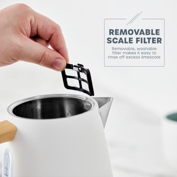 Swan Fjord 1.7L Jug Kettle White