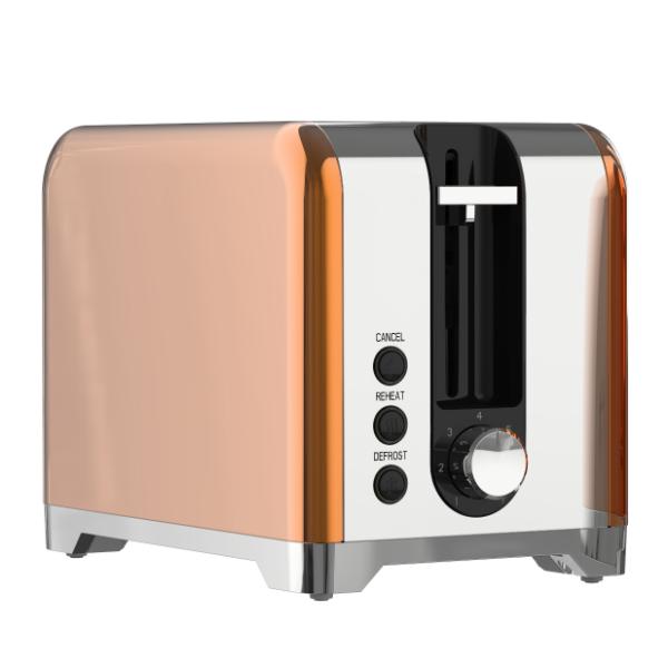 Swan Solace 2 Slice Srainless Steel Toaster Copper