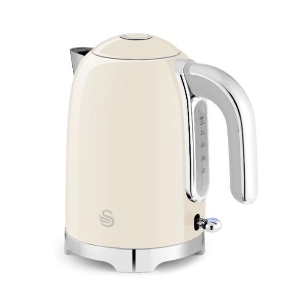 Swan Solace 1.7L Stainless Steel Jug Kettle Cream