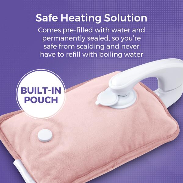 Carmen Rechargable Hot Water Bottle Pink