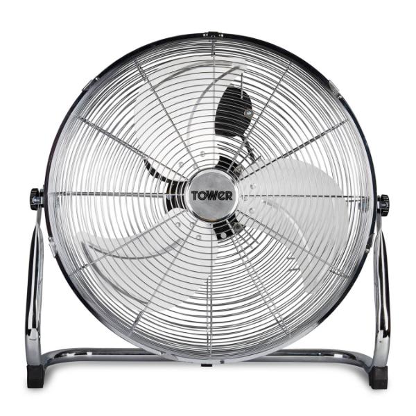 Tower 18" Velocity Floor Fan Stainless Steel