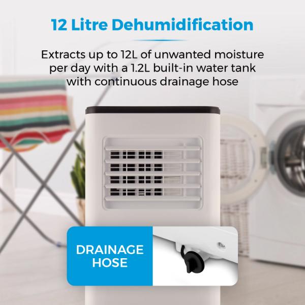 Tower 5000BTU 3-in-1 Air Conditioner White