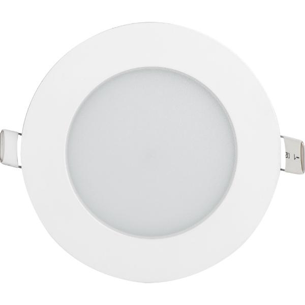 Luceco Eco circular Slimline Downlight 120mm Diameter 400 Lumens 6 Watt 4000k