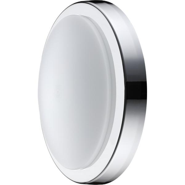 Luceco Decorative Indoor Bulkhead 220mm Diameter 1300 Lumens 14 Watt 4000k White & Chrome Bezel