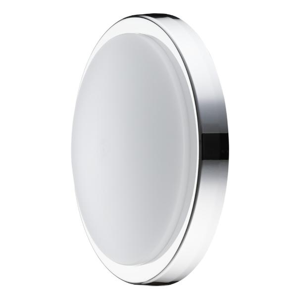 Luceco Decorative Indoor Bulkhead 280mm Diameter 1800 Lumens 17 Watt 4000k White & Chrome Bezel