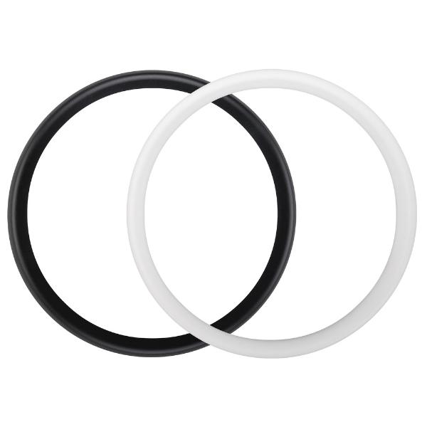 Luceco Eco Mini Round Bulkhead IP54 450 Lumens 5.5 Watt 4000k Supplied Black & White Trim