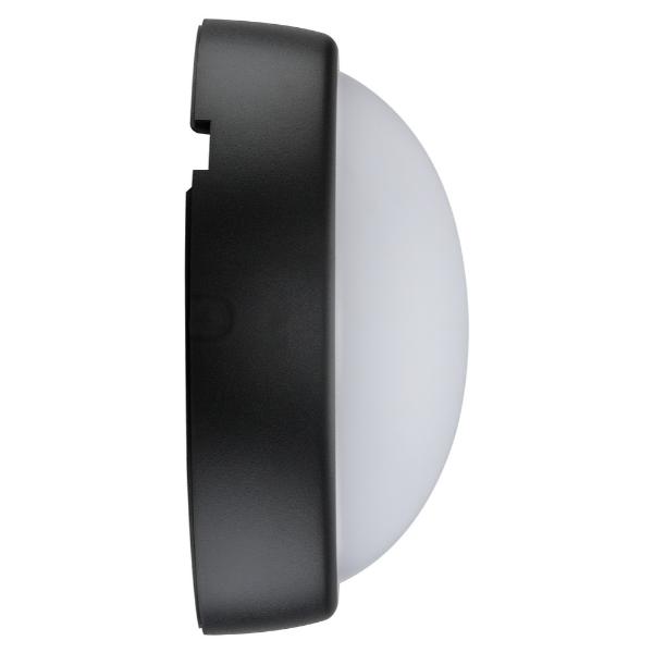 Luceco Eco Mini Round Bulkhead IP54 450 Lumens 5.5 Watt 4000k Supplied Black & White Trim