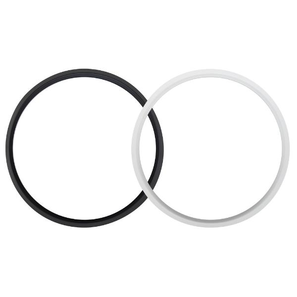 Luceco Eco Round Bulkhead IP54 700 Lumens 10 Watt 4000k Supplied Black & White Trim