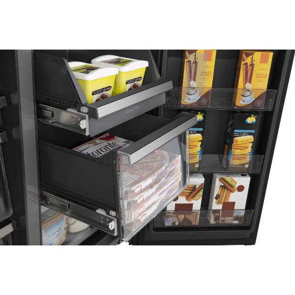 Hisense RQ760N4SBFE 92cm 584L PureFlat Cross-Door Smart Fridge Freezer E Rated| Black