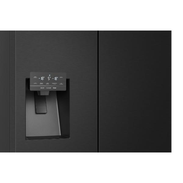 Hisense RQ760N4SBFE 92cm 584L PureFlat Cross-Door Smart Fridge Freezer E Rated| Black