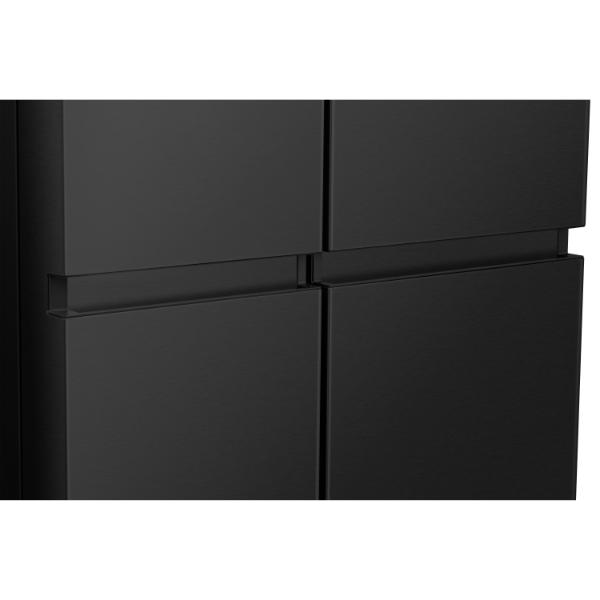 Hisense RS840N4WFE 91cm 649L PureFlat American-Style Side-by-side Smart Fridge Freezer E Rated| Black