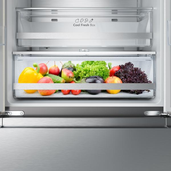Hisense RF632N4WIE 70cm PureFlat French Door Fridge Freezer - 2m Height E Rated| Silver