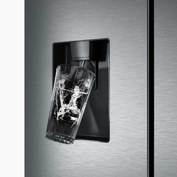 Hisense RF632N4WIE 70cm PureFlat French Door Fridge Freezer - 2m Height E Rated| Silver