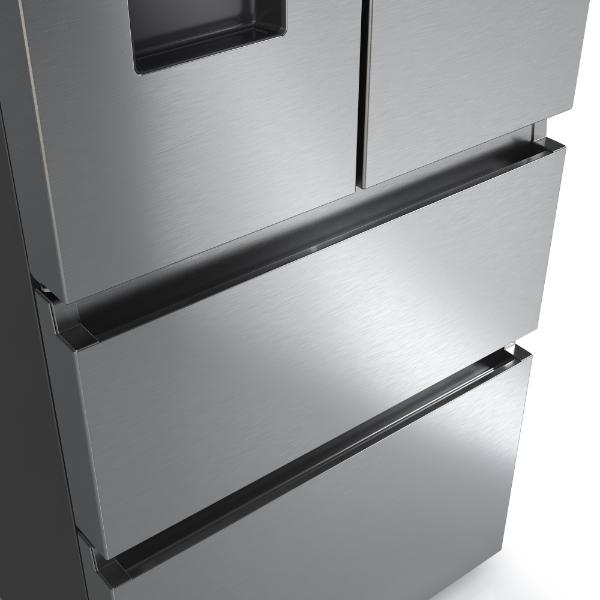 Hisense RF632N4WIE 70cm PureFlat French Door Fridge Freezer - 2m Height E Rated| Silver