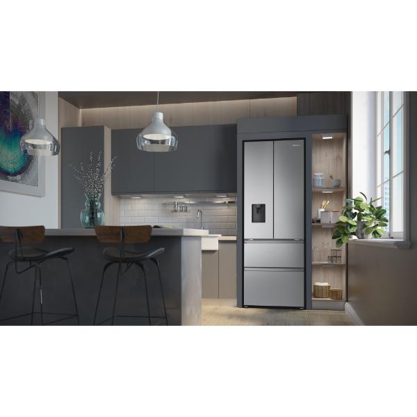 Hisense RF632N4WIE 70cm PureFlat French Door Fridge Freezer - 2m Height E Rated| Silver