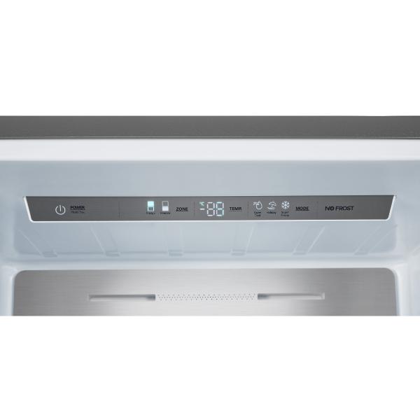 Hisense RB645N4BFE 70cm 495L 60/40 Frost Free Fridge Freezer - 2m Height E Rated| Black