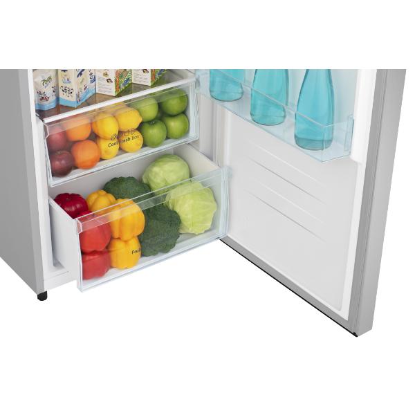 Hisense RL415N4ACE 60cm 322L Tall Larder Fridge E Rated| Silver