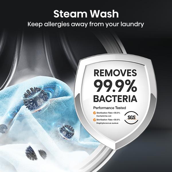 Hisense WF5S1045BW 10.5kg 1400 Spin Auto Dosing Washing Machine - A Rated | White