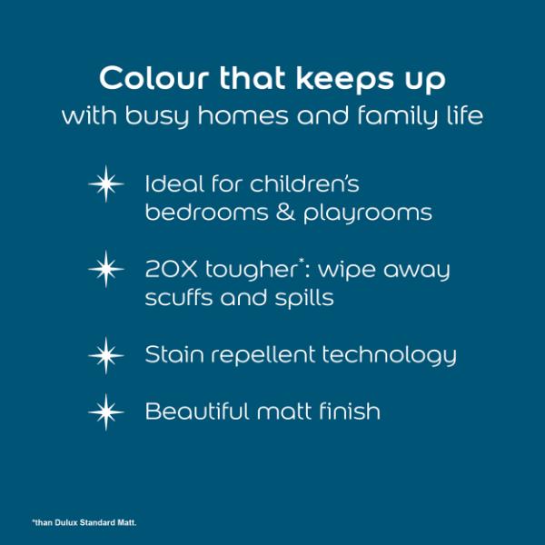 Dulux Easycare Washable & Tough Marvel Avengers Super Hero Blue 1.25L