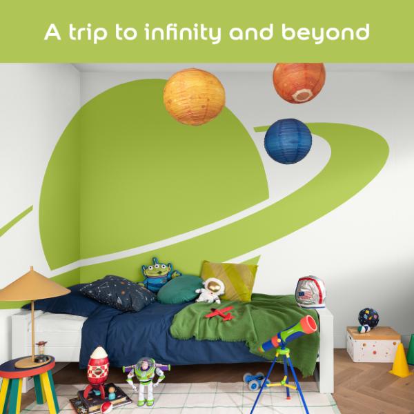 Dulux Easycare Washable & Tough Disney Pixar Toy Story Infinity Green 1.25L