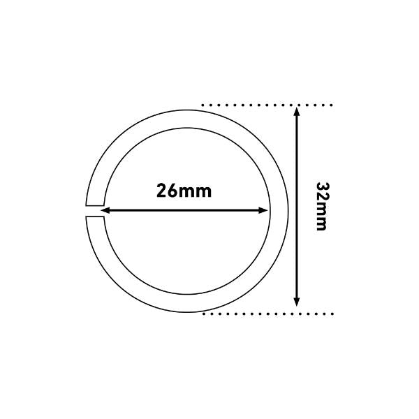 D-Line Cable Tidy Split Tube Black 1.1M