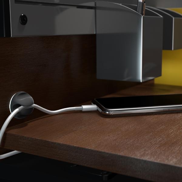 D-Line Cable Tidy Bases 6Pk