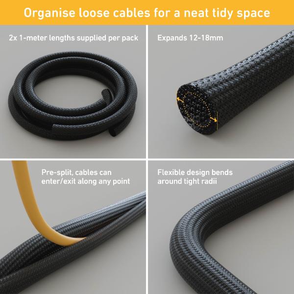 D-Line Cable Tidy Boxed Kit 15 Piece