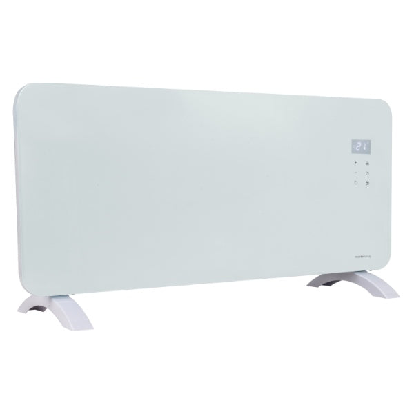 Masterplug Auraline Smartenergy Glass Panel Heater 2000W Arctic White