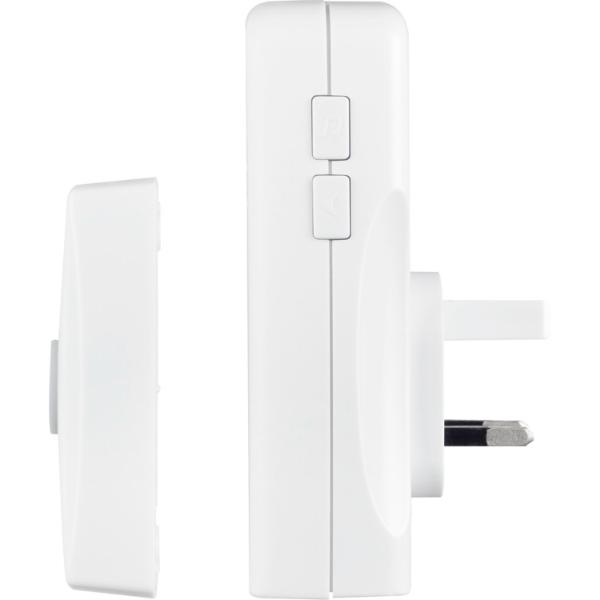 Masterplug Plug-In Door Chime with 30M Range