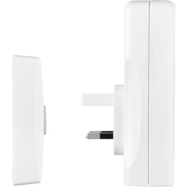 Masterplug Plug-In Door Chime with 30M Range