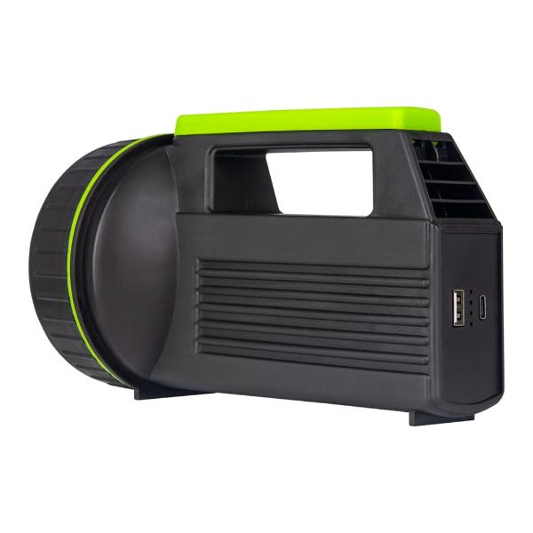 Luceco Rechargable Traditional Torch 5Watt 200Lumens With Power Bank