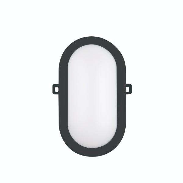 Luceco Eco Decorative Outdoor Eyelid LED Bulkhead Light, 10W, 400lm