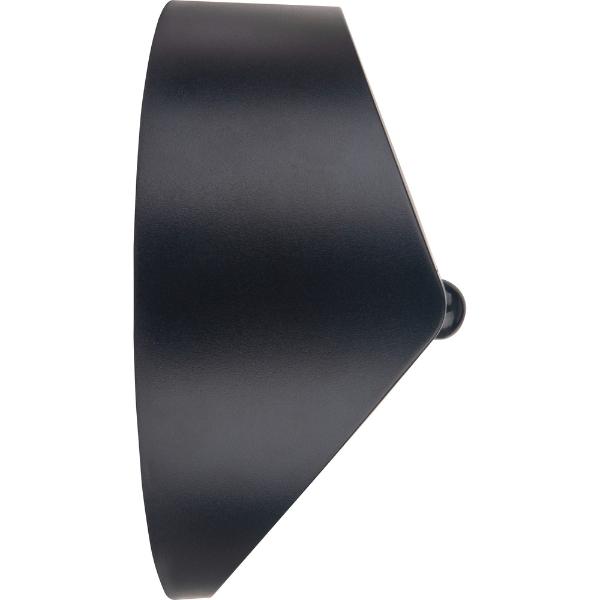 Luceco Carina Decorative Solar Bulkhead Light, IP54, 5W, 500lm, Black