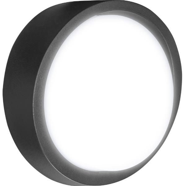 Luceco Liptus Exterior Bulkhead with Colour Change, IP65, 1350lm Black