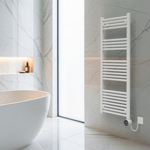 Masterplug SmartEnergy Monitoring Towel Rail 1000W 1250x500mm White