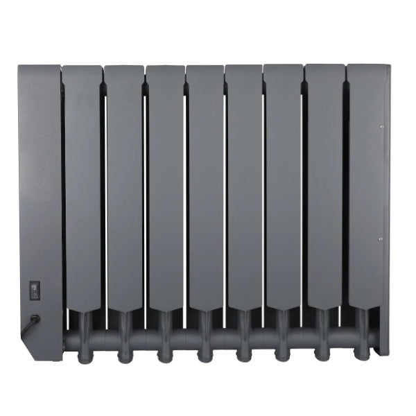 Masterplug SmartEnergy Monitoring Oil Radiator 1500W Grey - 8 fins